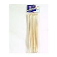 thumbnail image 1 of 100 Bamboo Skewers 12" BBQ Wooden Sticks Barbecue Grill Shish Kabob Roasting, 1 of 4
