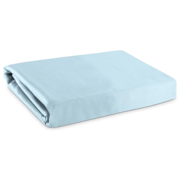 100% Bamboo Viscose Flat Sheet Extra Wide Flat Sheet | Flat Sheet ( - Coastal Blue)