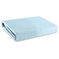 thumbnail image 1 of 100% Bamboo Viscose Flat Sheet Extra Wide Flat Sheet | Flat Sheet (Full - Coastal Blue), 1 of 6