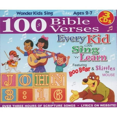 Pre-Owned 100 Bible Verses: Every Kid Can Sing 'N' Learn (3CD)