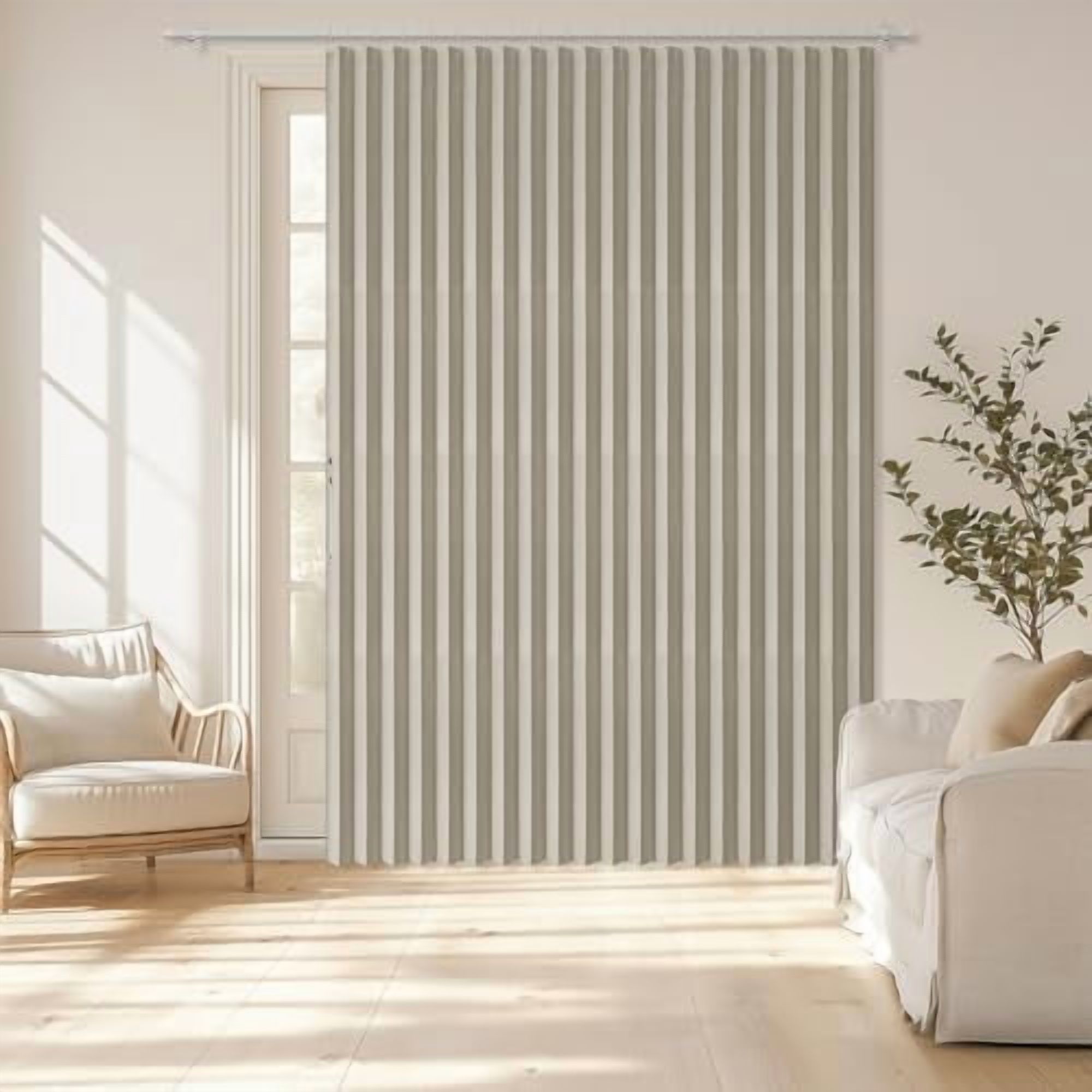 100% Blackout Accordion Door Curtain 98