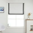 thumbnail image 1 of 100% Blackout Cordless Roman Shades with Ribbon Border, Premium Blind for Windows, 1 of 7