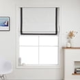 thumbnail image 1 of 100% Blackout Cordless Roman Shades with Ribbon Border, Premium Blind for Windows, 1 of 6