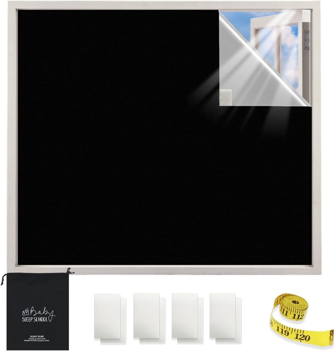 100 Blackout Curtain Cut To Size Black Darken Room Curtain Temporary
