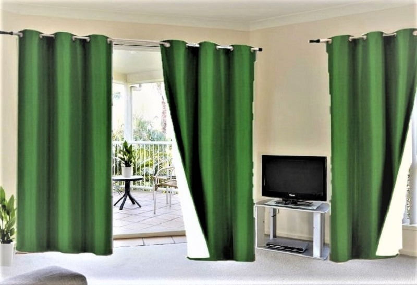 100 Blackout Curtain Panel 1 Piece With White Linen Room Darkening