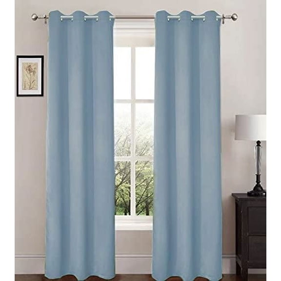 100% Blackout Curtain Thermal Insulated 3-Layer Protection - Multiple Sizes Available