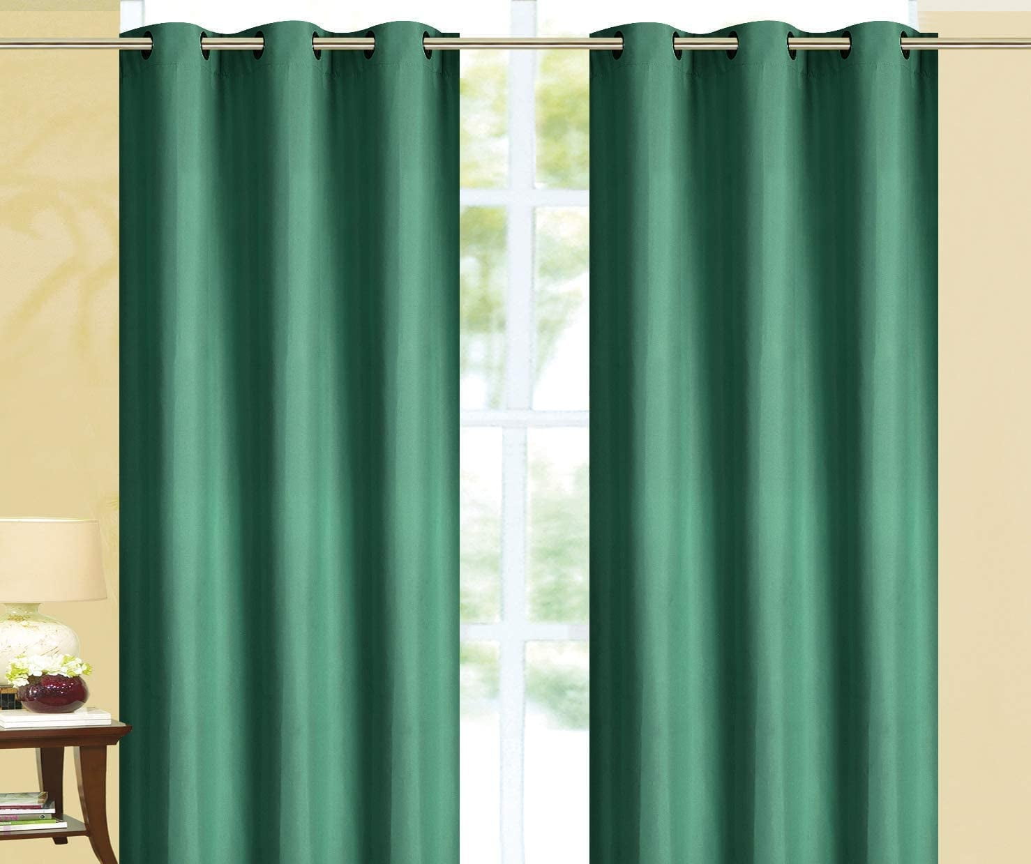 100% Blackout Curtain Thermal Insulated 3-Layer Protection - Multiple Sizes Available