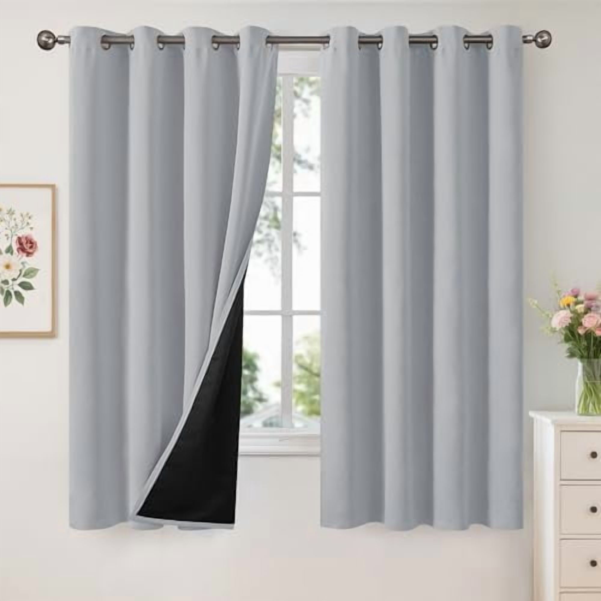 Light Grey Blackout Curtainsnull