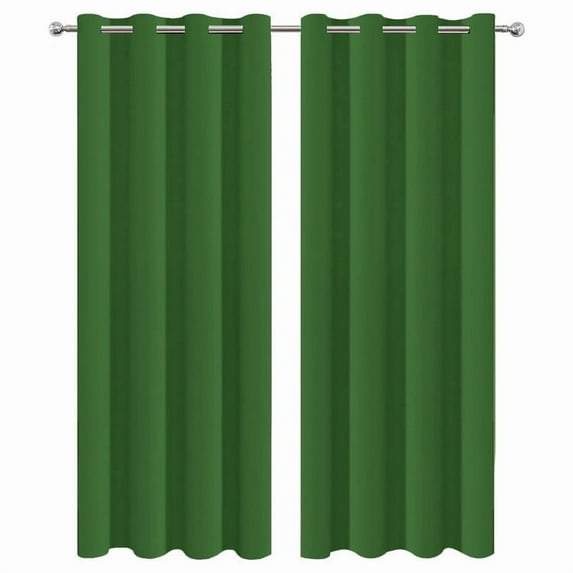 100% Blackout Insulated Curtain Set (Brown) - Powerful Noise Reduction Curtains for Bedrooms, Offices, and Theaters (1-Pack)