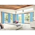 thumbnail image 1 of 100% Blackout K92 Light Blue Color 108" Long Window Curtain Thermal Drapes Panels for Bedroom Home Décor set of 2 Panels, 1 of 3