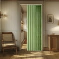 thumbnail image 1 of 100% Blackout Magnetic Door Curtain Accordion Doors Interior Folding Closet Door Curtain Invisible Applicable Bedroom Room Living Room Doorway （Green 42" W x 78" L 1 Panel, 1 of 16