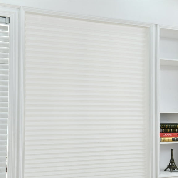 100% Blackout Roller Window Shades, Blackout Shades pasting Cordless Blinds Cellular Fabric Blinds Honeycomb Door Window Shades, Noise Reduction Thermal Insulated for Home