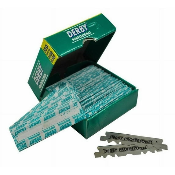 100 Blades Single Edge Derby Extra Super Stainless Razor Blades