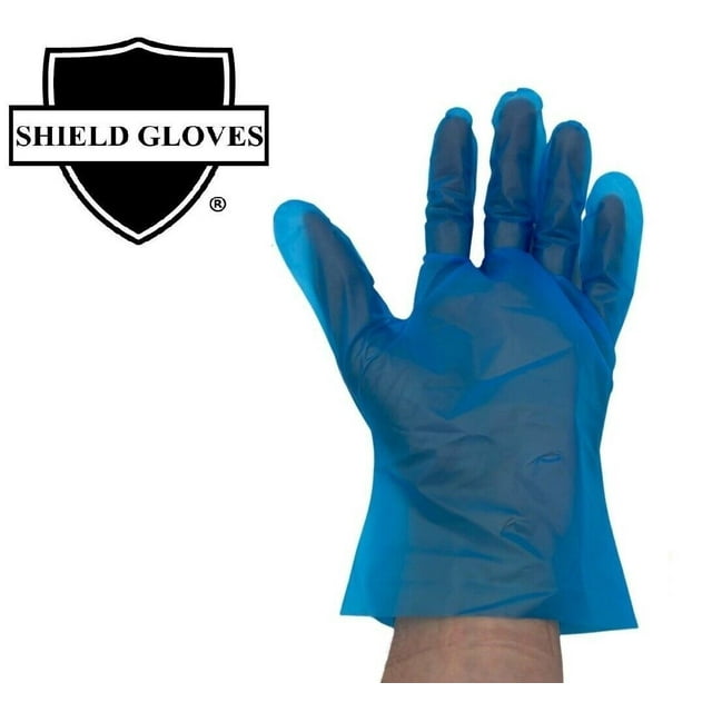 100 Blue 2 Mil XLarge TPE Vinal Food Service Latex Free Cleaning