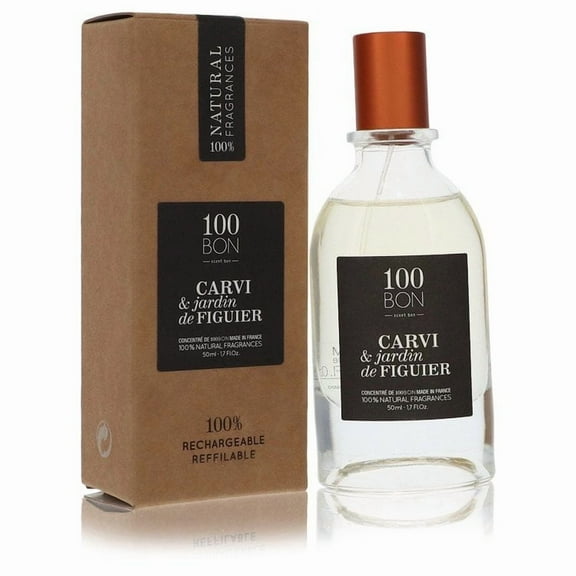 100 Bon Carvi & Jardin de Figuier Concentree de Parfum, Unisex Fragrance, 1.7 oz Spray