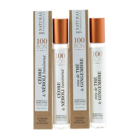 100 Bon Cedre Neroli and Eau de Gingembre Eau De Parfum, 0.5 Spray