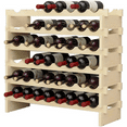 100 Bottle 10Tier Stackable Wine Storage Rack Wine Display Racks Free