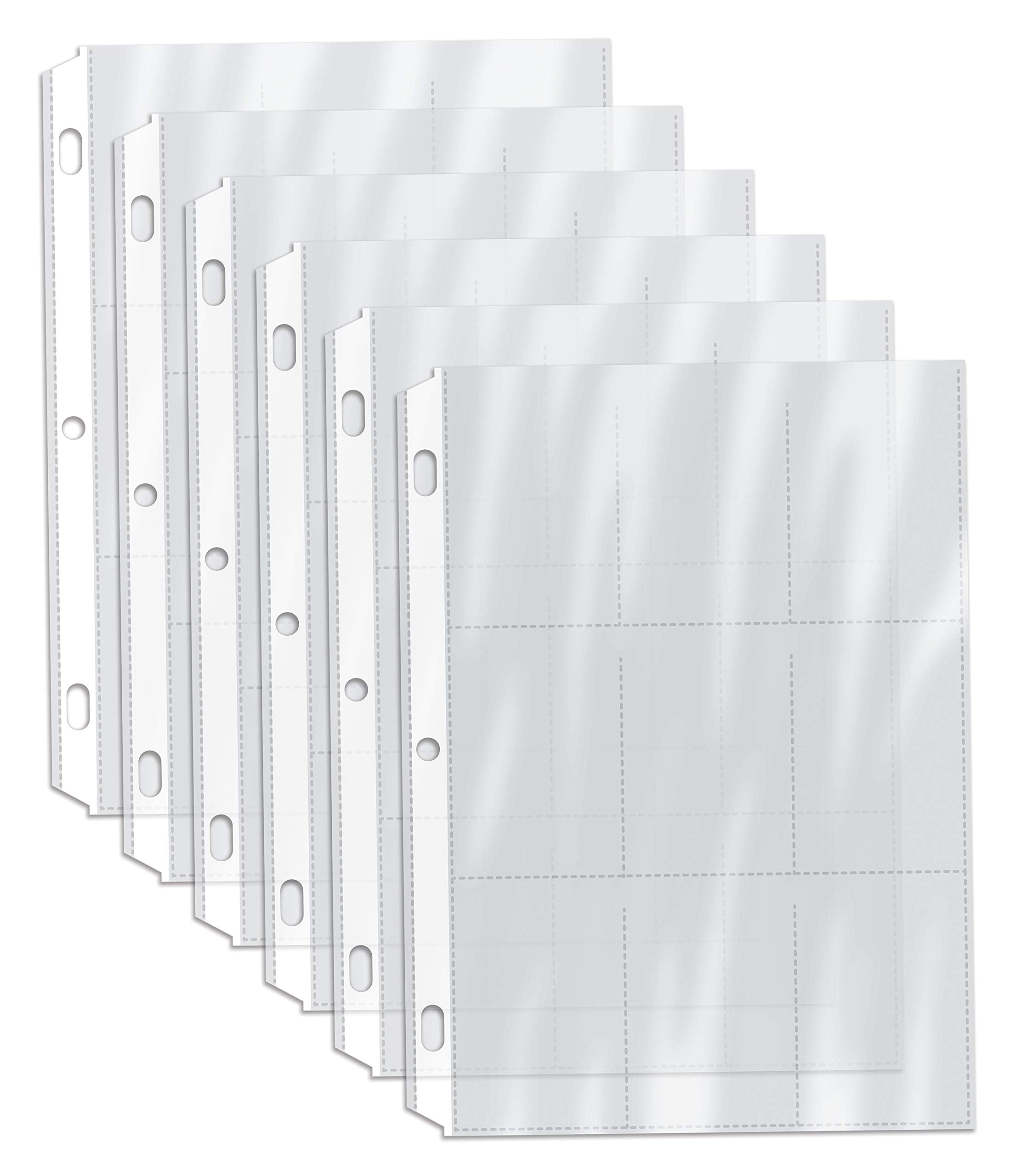 Sheet Protector, EEEkit 100 Pcs Clear Paper Sheet Protectors Fit for 3 Ring  Binder Letter Size Top Loading