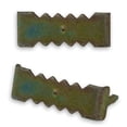 thumbnail image 1 of 100 Brass Plated Small No Nail AMS Sawtooth Picture Hangers for Hardwood, 1 of 3