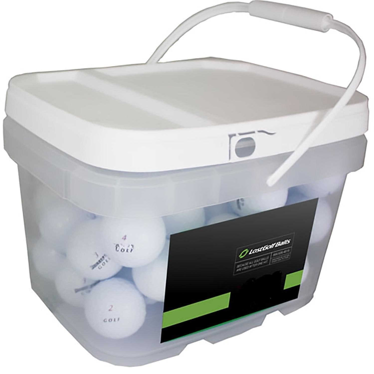 Pre-Owned LostGolfBalls - 100 e12 Soft Golf Balls in Near Mint Condition, AAAA Quality, Recycled Used Golf Balls, Best Value Golf Balls, White