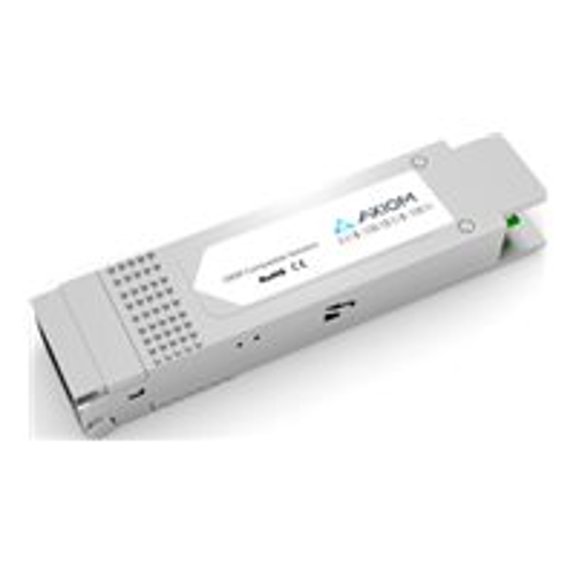 Axiom - QSFP+ transceiver module (equivalent to: Brocade XBR-40G-SR-BIDI-0287) - 40GbE - 40GBase-SR-BiDi - LC multi-mode - up to 492 ft - 832-918 nm - TAA Compliant