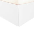 thumbnail image 1 of 100% Brushed Microfiber Bed Skirt with a 15" Drop Length and Inverted Box Pleats White / King, 1 of 1