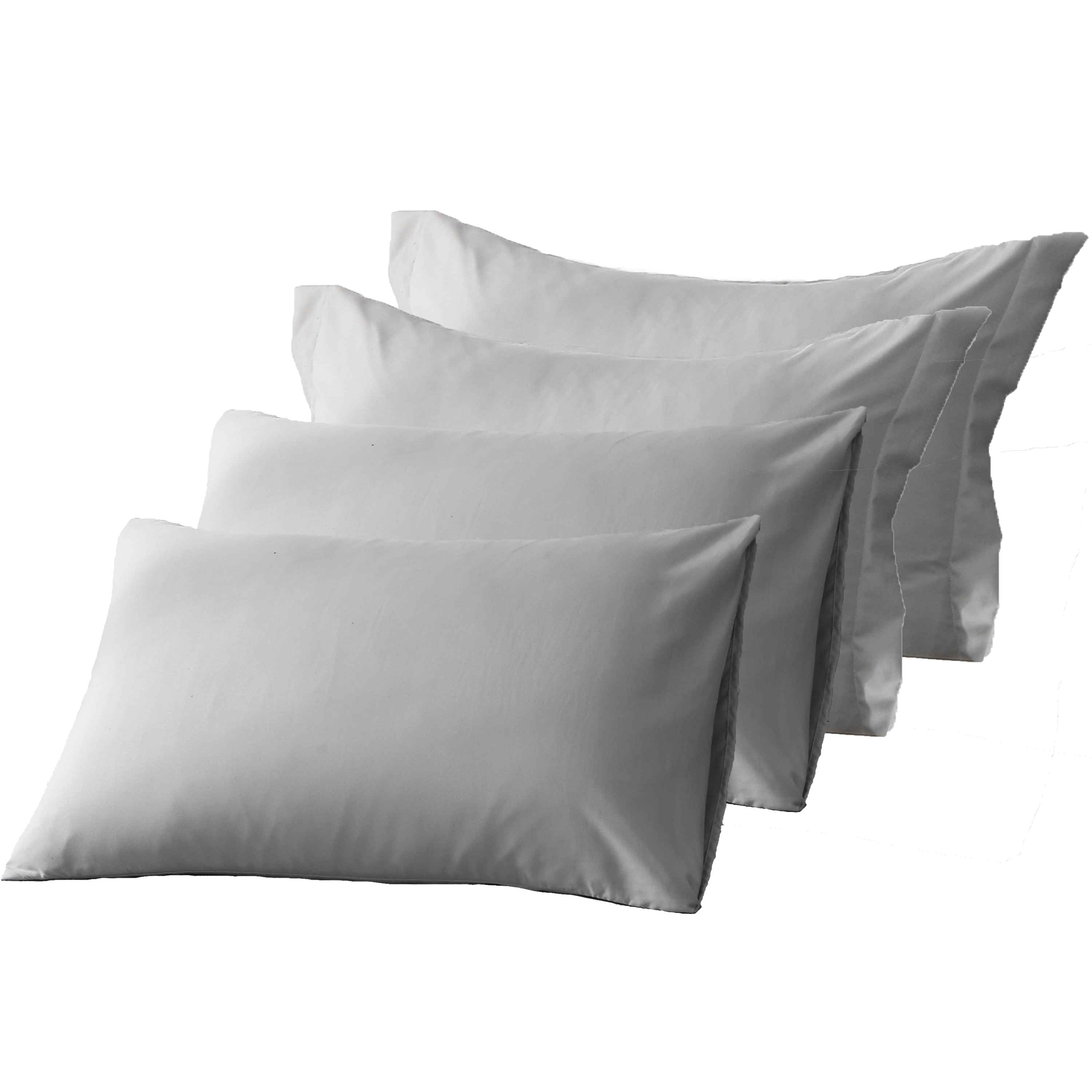 100 Brushed Microfiber Pillowcases Set of 4, UltraSoft and Cozy
