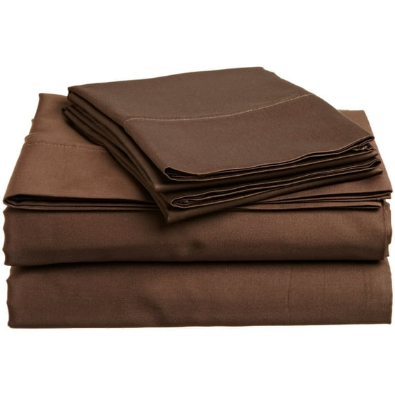 100% Brushed Microfiber Wrinkle Resistant Solid Sheet Set Tan / Twin