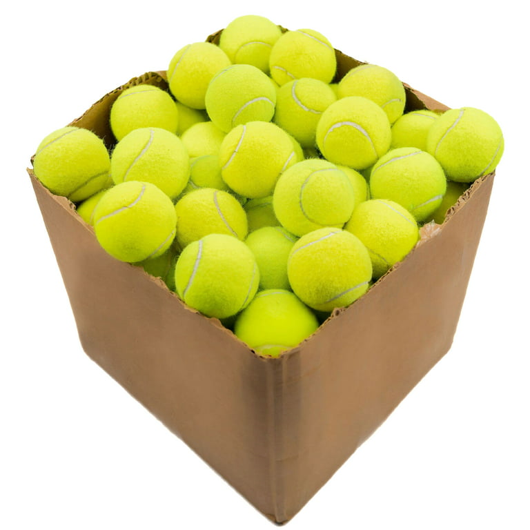 100 Bulk Tennis Balls for Dogs Toys & Heavy Chewers 