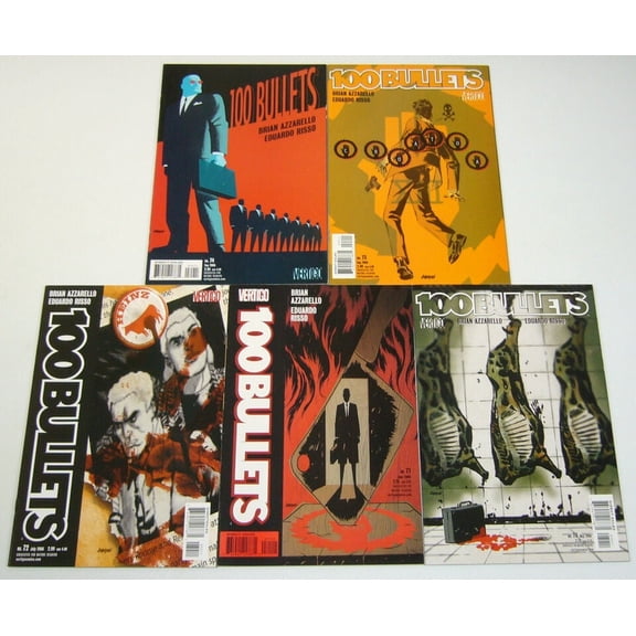 100 Bullets: A Wake #1-5 VF/NM complete story #70-74 - Brian Azzarello ; Vertigo