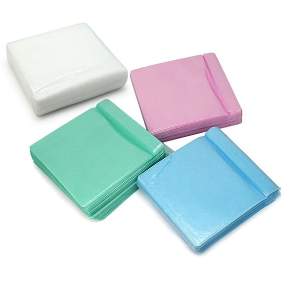 100 CD DVD BLURAY MUSIC PAPER SLEEVES SLEEVE DOUBLE Y S0J9 CASE.. COVER W3S5