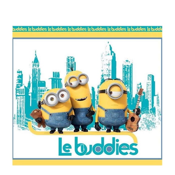 100% COTTON ILLUMINATION'S MINIONS Printed Panel Fabric - "LE BUDDIES" / 45"WIDE SOLD BY THE PIECE