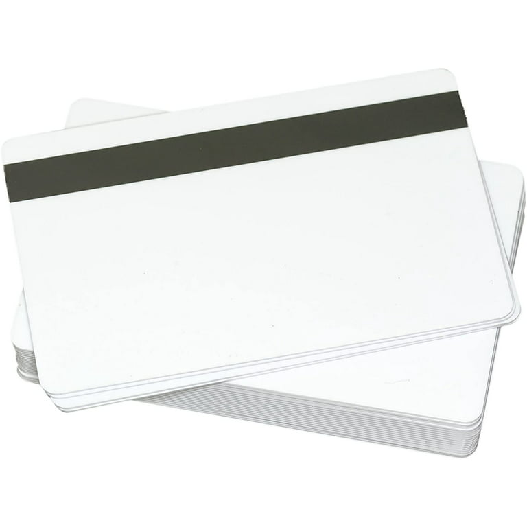 Custom , Hico magnetic strip cards blank PVC ID Card CR80 30 mil plastic  card for Evolis Datacard Zebra Hiti Magicard printers - AliExpress
