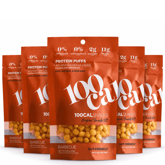 100 Cal Snacks BBQ Protein Puffs, 11g Protein, Keto, Gluten Free, 0.85 ...