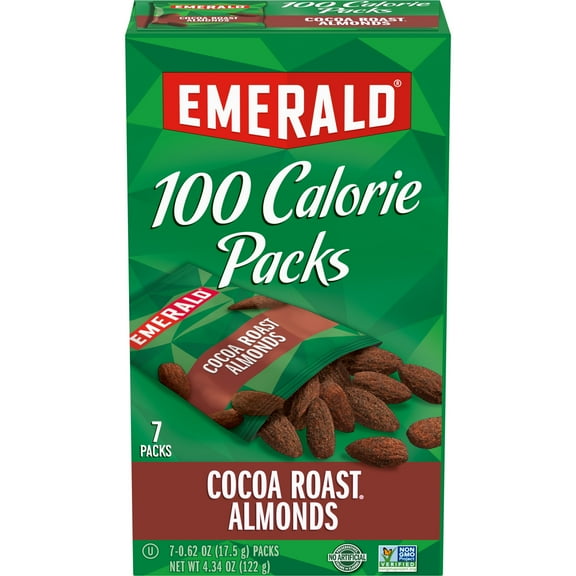 100 Calorie Pack Cocoa Roast Almonds, 0.63 Oz Packs, 7/box | Bundle of 5 Boxes