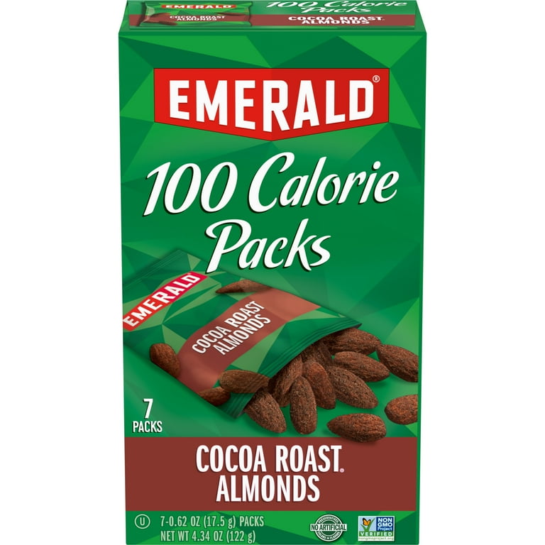 100 Calorie Pack Cocoa Roast Almonds, 0.63 oz Packs, 7/Box 100 Calorie Pack Cocoa Roast Almonds, 0.63 oz Packs, 7/Box
