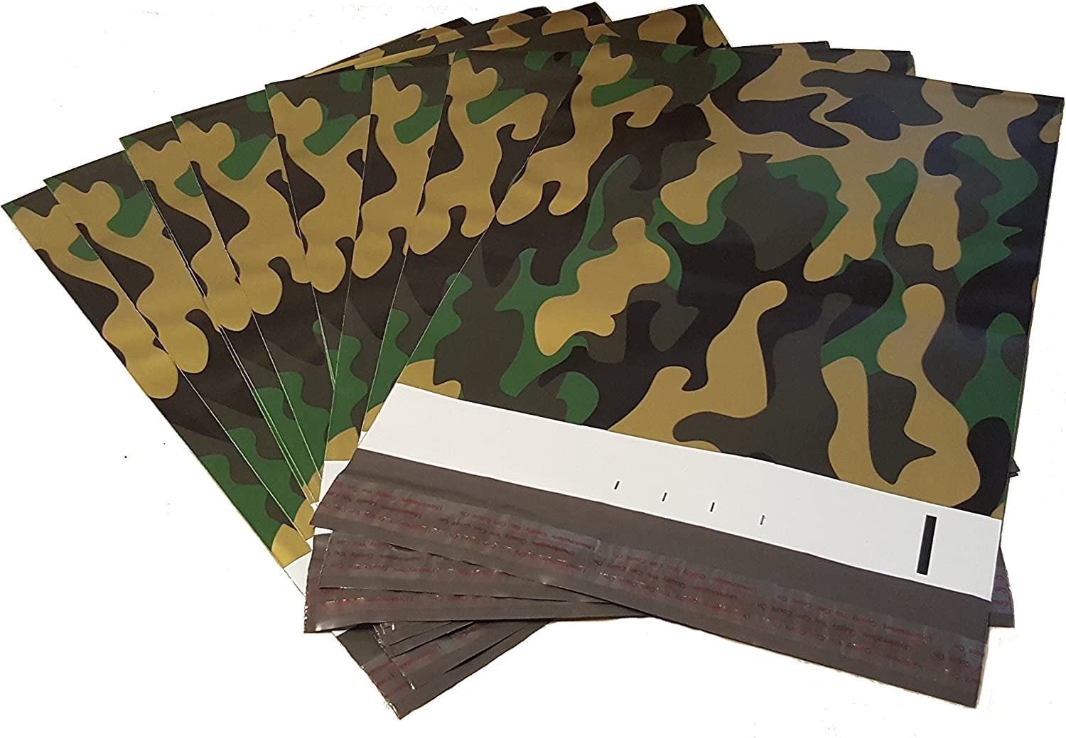 100 Camo 9x12 Poly Mailer Plastic Shipping Mailing Bag Envelopes Polybags Polymailer Line