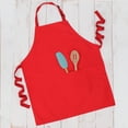 thumbnail image 1 of 100% Canvas Cotton Adjustable Apron Bib with Twin Pocket | Red | For Cooking Kitchen BBQ Chef Crafts | 26" x 31" Large Size - 6 Colors Available, 1 of 3