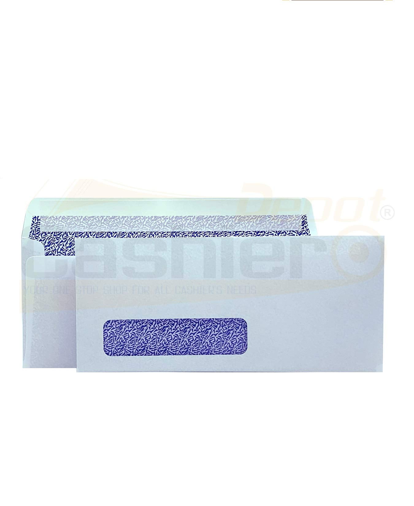 100 Cashier Depot 10 Business Envelope, 4 1/8 X 9 1/2, Peel & Seal