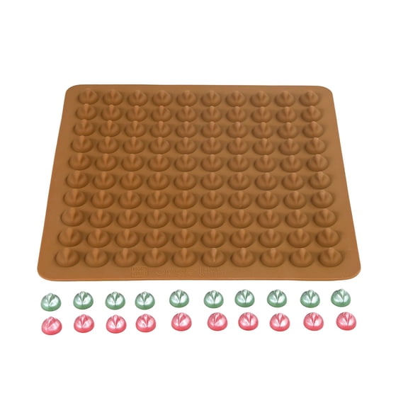 100 Cavity Miniature Bean Chocolate Molds For Baking And Candy Making Grade Silicone Homemades Soap Cake Decorating