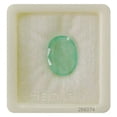 thumbnail image 1 of 100% Certified 11.25 Ratti Deluxe Quality Natural Panna Emarald Colombian 100% Gemstone By Lab Certified (Top Aaa+) Quality-B07M82, 1 of 2