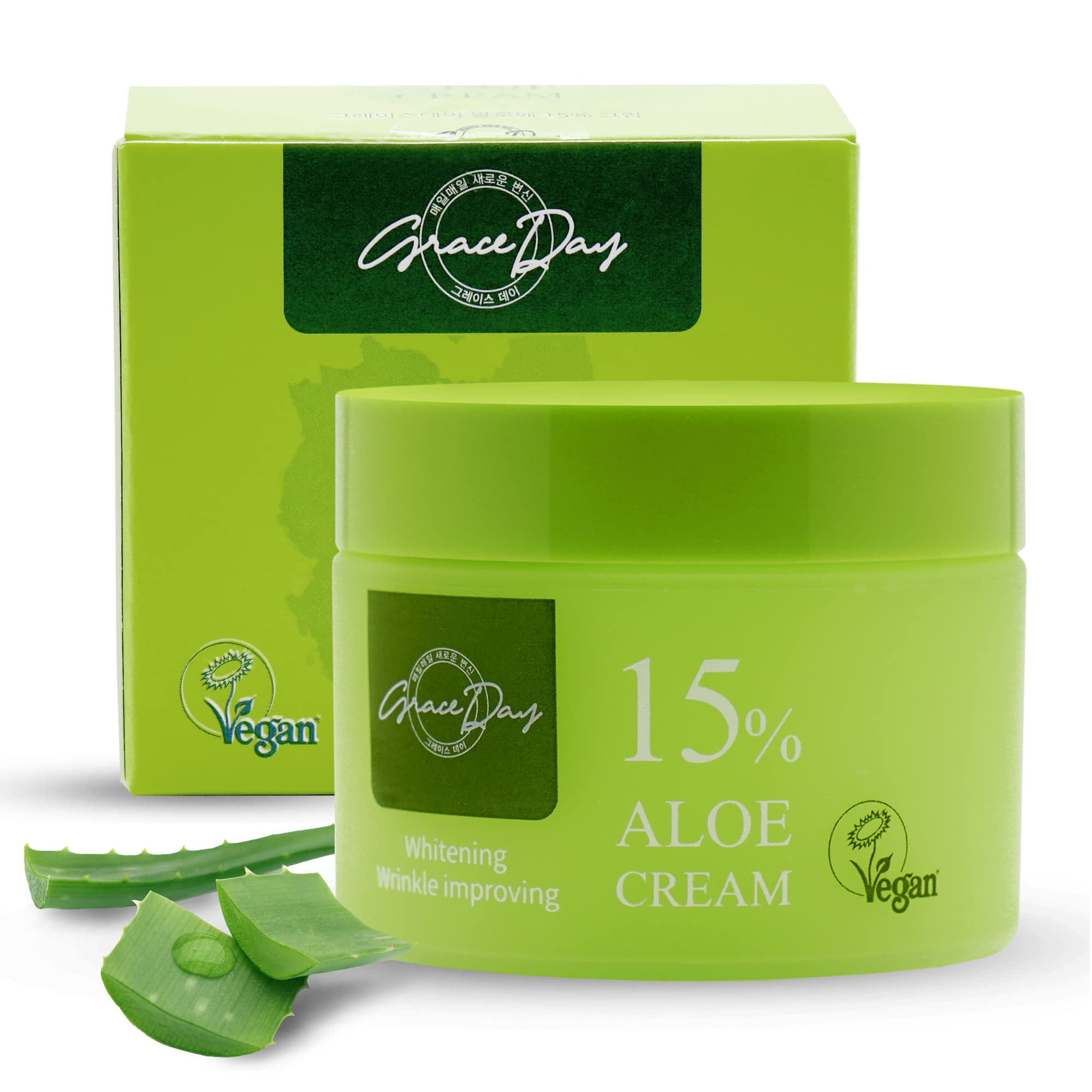 100 Certified VEGAN Aloe YPF5 Moisturizing Face Body Moisturize Day