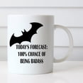 thumbnail image 1 of 100% Chance of Being Badass Mugs, Administrative Professionals Day, Admin Day Coffee Mug, Boss's Day Gift, Boss's Day, Funny Appreciation Day Gifts Inspirational Mug, Office Coffee Mug, 1 of 5