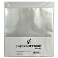 thumbnail image 1 of 100 CheckOutStore Clear Plastic OPP for 12" LP Vinyl Gatefold Double Record Album Covers (Outer Sleeves), 1 of 1