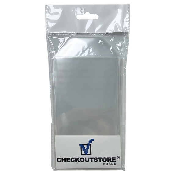 100 CheckOutStore Mini Slimline Die Clear Storage Pockets (3 5/8 x 6 1/2)