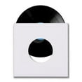 thumbnail image 1 of 100 CheckOutStore Paper Record Inner Sleeves Round Corners With Hole for 7" Vinyl 45 RPM, 1 of 3