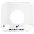 thumbnail image 1 of (100) CheckOutStore Paper Record Inner Sleeves With Hole for 7" Vinyl 45 RPM Records (Round Corners), 1 of 1