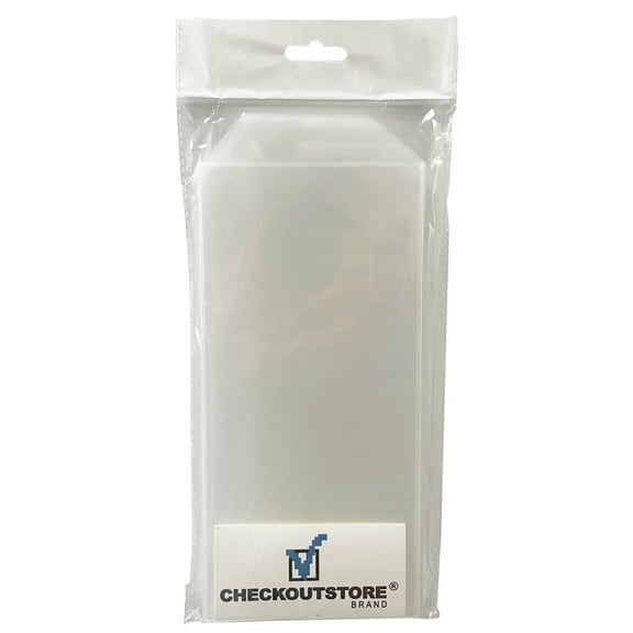 100 CheckOutStore Slimline Die Clear Storage Pockets (4 3/8 x 9 3/8)