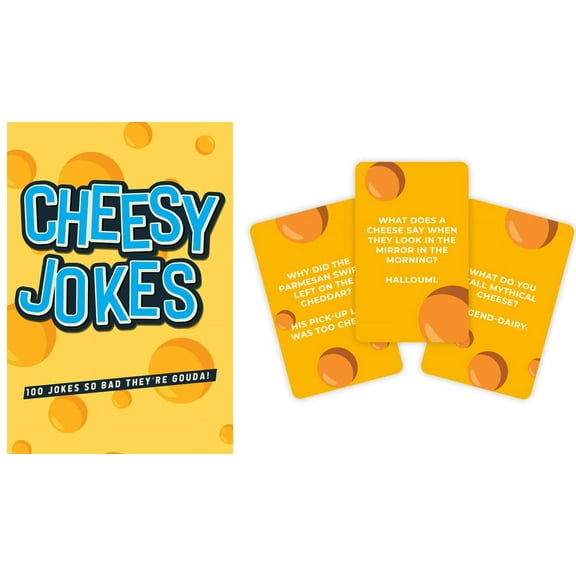 100 Cheesy Jokes Cards