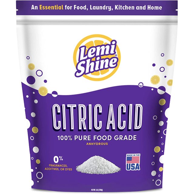 100 Citric Acid 5 Pound Bag l Pure FoodGrade Flavor Enhancer & All